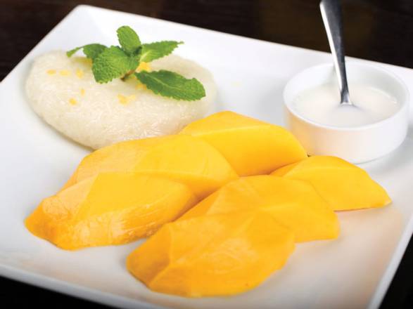 Order Sticky Rice with Mango food online from Thai By Sushi On Fire store, Fountain Valley on bringmethat.com