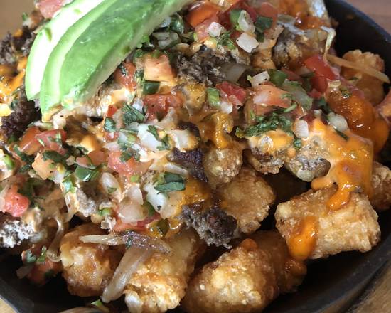 Order Impossible Burger Tots food online from Mama On 39 store, Huntington Beach on bringmethat.com