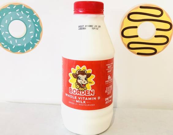 Order Borden Whole Vitamin D Milk food online from Donut Tacos Palace store, Austin on bringmethat.com