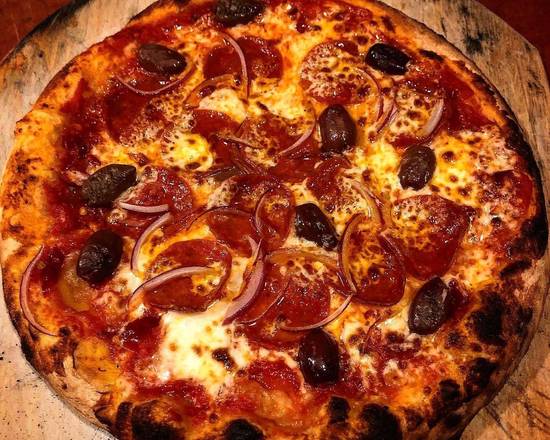 Order Bistro Pizza Diavolo food online from Persimmon Bistro store, Palm Springs on bringmethat.com