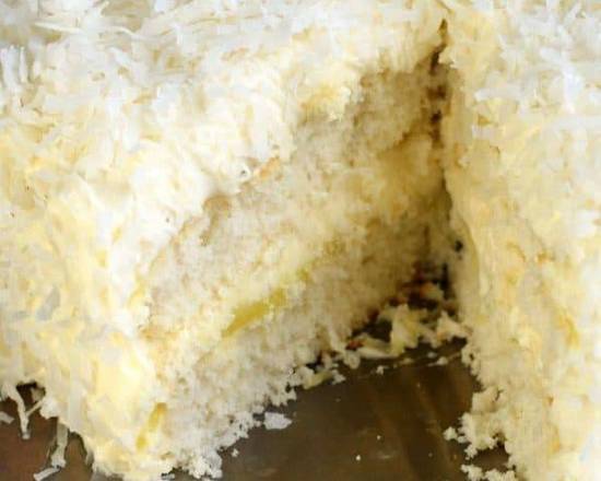 Order Whole Coconut Lemon Cake food online from Valbella Midtown store, New York on bringmethat.com