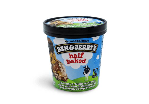 Order Ben and Jerry's Half Baked 2 Twist Pint food online from Wawa store, Downingtown on bringmethat.com