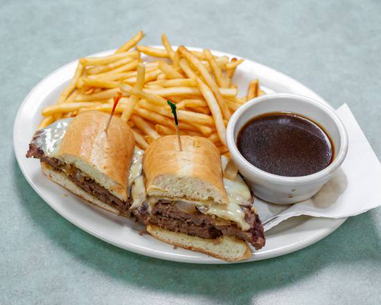 Order The Burger Dip food online from 11th Frame Restaurant And Bar store, Kenmore on bringmethat.com