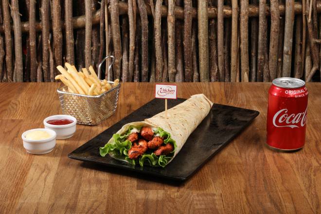 Menu Tikka Wrap