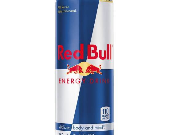 Order Red Bull  (pack of 2) food online from Nashville Hot Chicken Shack store, Westminster on bringmethat.com
