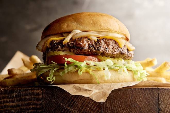 Order Cheeseburger food online from Twin Peaks Restaurant store, Oakbrook Terrace on bringmethat.com
