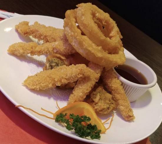 Order Chicken with Vegetable Tempura         food online from Sushi Bear Sushi & Grill store, Jacksonville on bringmethat.com