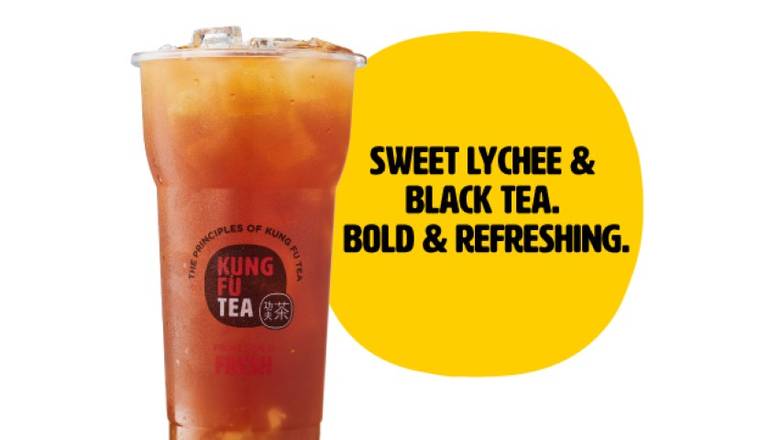Order Lychee Black Tea food online from Kung Fu Tea store, Canton on bringmethat.com