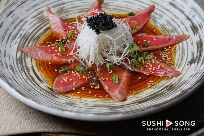 Order Tuna Tataki food online from Sushi Song Key West store, Key West on bringmethat.com