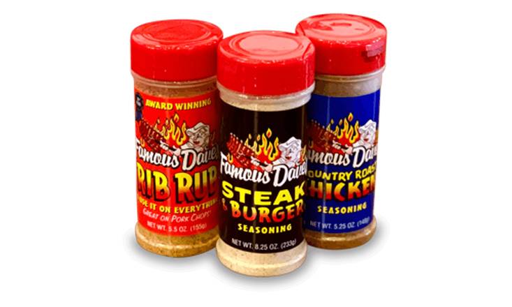 Order Seasonings and Rubs food online from Famous Dave store, Minneapolis on bringmethat.com