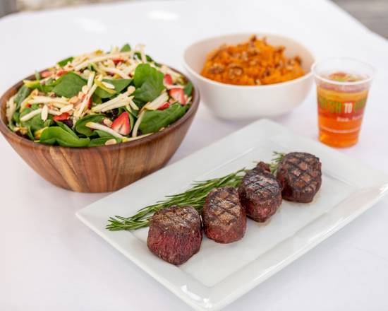 Order Grilled Prime Steak Family Meal for 6 food online from F2o Fresh to Order store, Johns Creek on bringmethat.com