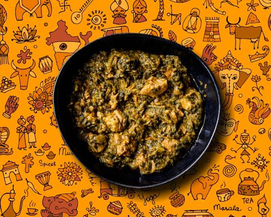 Order Spinach Lamb Greener Pastures food online from Gunpowder Cafe store, Chicago on bringmethat.com