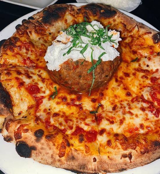 Order Kobe Meatball on a Pizza   food online from Prime Italian store, Miami Beach on bringmethat.com