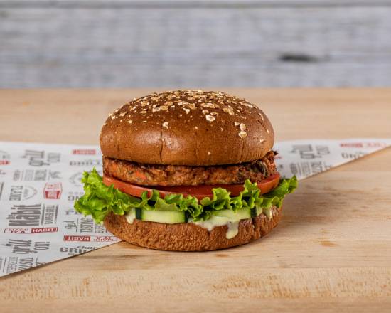 Order Veggie Burger food online from The Habit Burger Grill store, Rolling Hills Estates on bringmethat.com