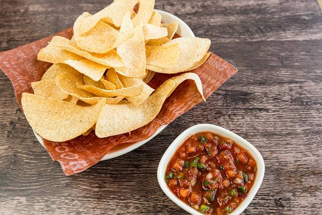 Order Fresh Salsa and Chips food online from Wood Ranch BBQ & Grill store, Moorpark on bringmethat.com