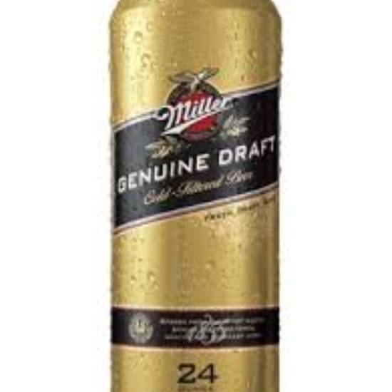 Order MILLER GENUINE DRAFT 24oz CAN food online from Duke Liquor & Jr. Market store, Los Angeles on bringmethat.com