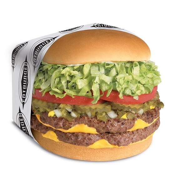 Order XXL Fatburger (1lb) food online from Fatburger store, Los Angeles on bringmethat.com
