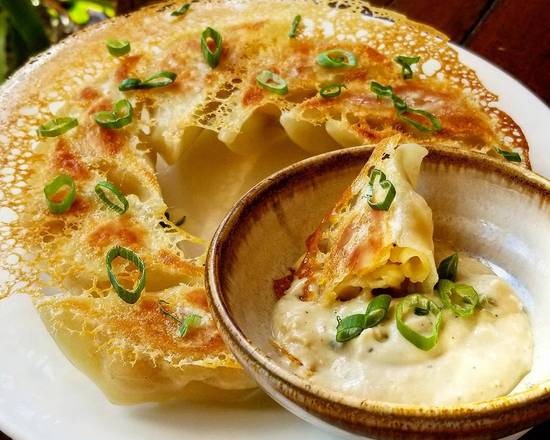 Order Macaroni and Cheese Dumplings food online from Pinwheel Garden store, Jersey City on bringmethat.com