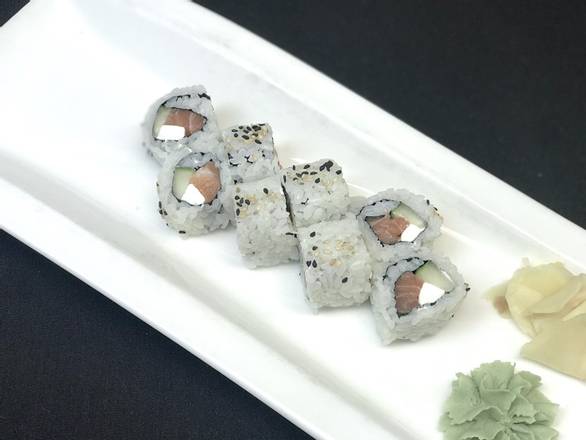 Order Philadelphia Roll (8 pc) food online from blu on the Avenue store, Winter Park on bringmethat.com