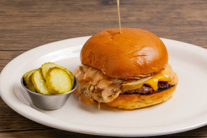 Order Smash Burger food online from 33 Taps store, Los Angeles on bringmethat.com