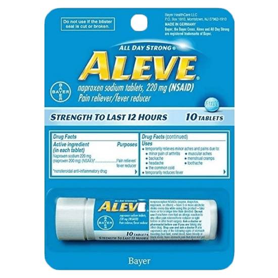 Order Aleve 10ct food online from Casey store, Sioux City on bringmethat.com