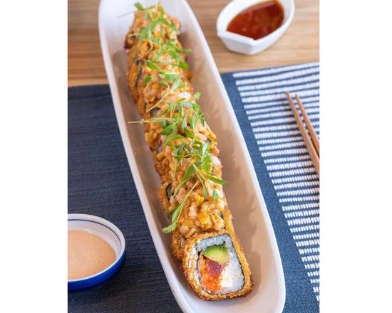Order Tropical Roll & Soda food online from Dr. Limon Ceviche Bar store, Miami Lakes on bringmethat.com
