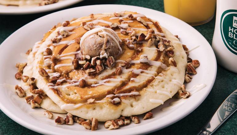 Order Cinnamon Roll Pancakes food online from Metro Diner store, Fayetteville on bringmethat.com