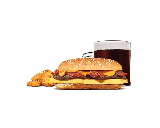 Enormous Omelette Sandwich Meal