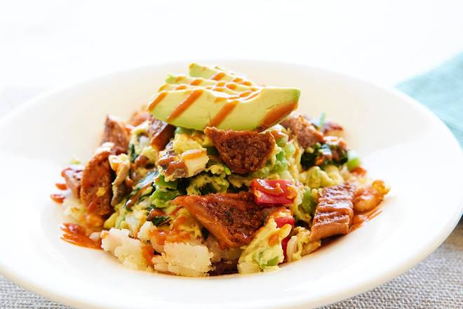 Order *NEW* Spicy Vegan Breakfast  Bowl food online from The Broken Yolk Cafe store, TEMECULA on bringmethat.com