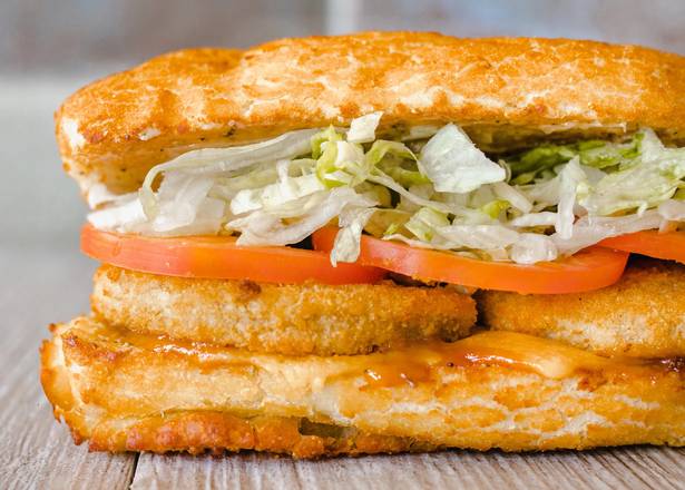 Order 246. JAMES & THE GIANT PEACH food online from Ike's Love & Sandwiches store, Fountain Valley on bringmethat.com
