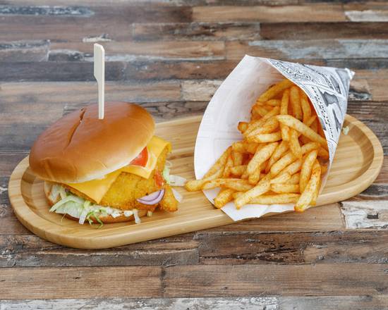 Menu chicken burger