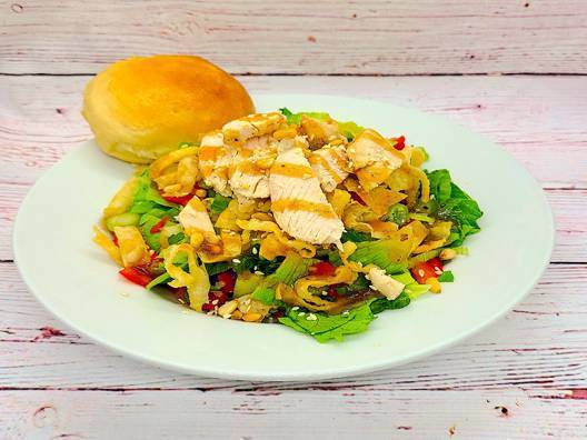 Order Sesame Chicken Salad food online from Selma Chicago Pizzeria store, Rancho Santa Margarita on bringmethat.com