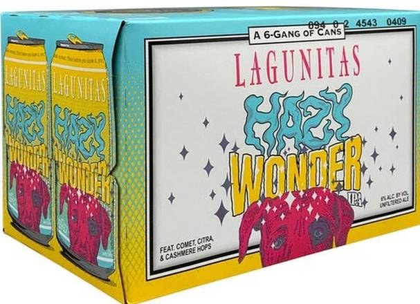 Order Lagunitas Wonder IPA 6pk cans food online from Silver Liquor Market store, Los Angeles on bringmethat.com