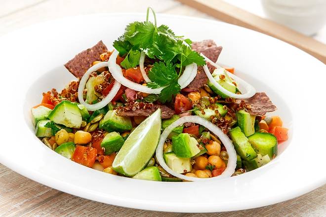 Order Avocado Garbanzo Southwest Bowl food online from Pita Jungle store, Glendale on bringmethat.com