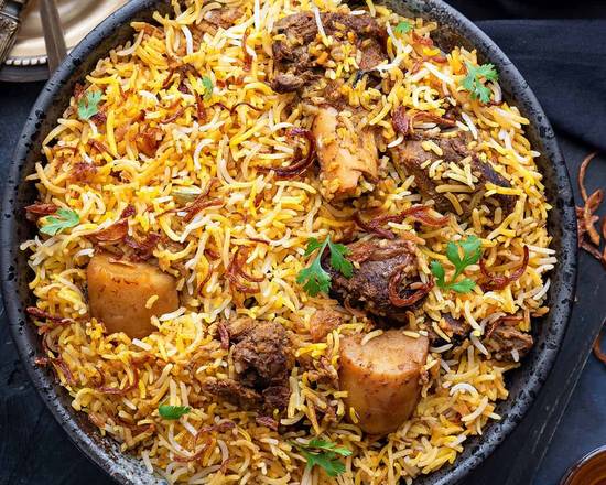 Order Lamb Dum Biryani food online from Desi Chops store, Chicago on bringmethat.com