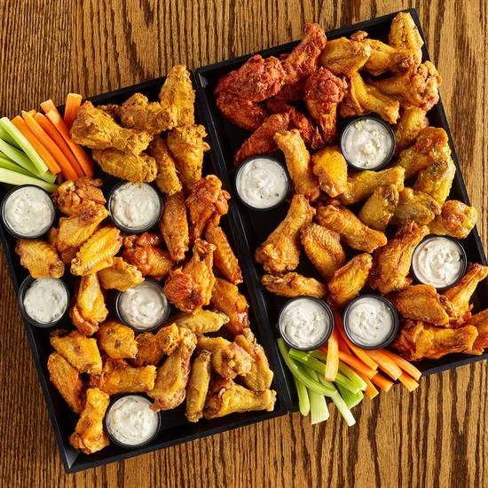 Order 50 Piece Wings food online from Wild Wing Cafe store, Greenville on bringmethat.com