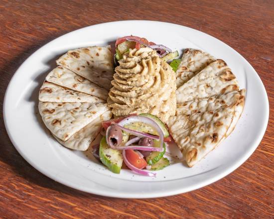 Order Roasted Garlic Smoked Hummus food online from Wild Onion Brewery & Banquets store, Barrington on bringmethat.com
