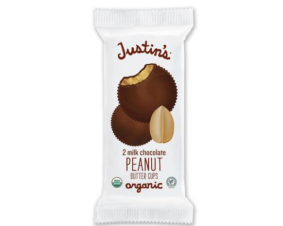 Order Milk Chocolate Peanut Butter Cups ( Justin's) food online from Organico store, Los Angeles on bringmethat.com