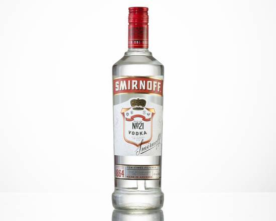 Order Smirnoff, 750mL vodka (40.0% ABV) food online from Pgi Liquors store, Punta Gorda on bringmethat.com
