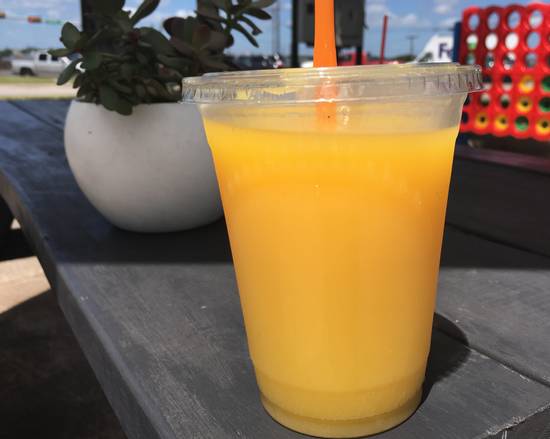 Order Orange Juice (16 oz) food online from Malone Specialty Coffee store, Austin on bringmethat.com