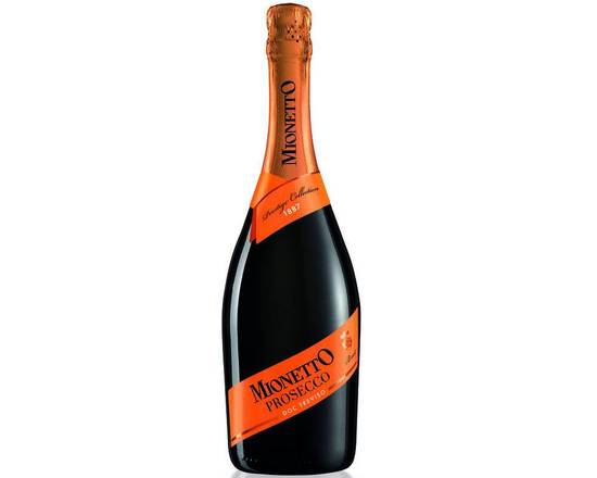 Order Mionetto Prosecco, 750mL Sparkling Wine (11% ABV) food online from Golden Ox Liquors store, Saint Augustine on bringmethat.com