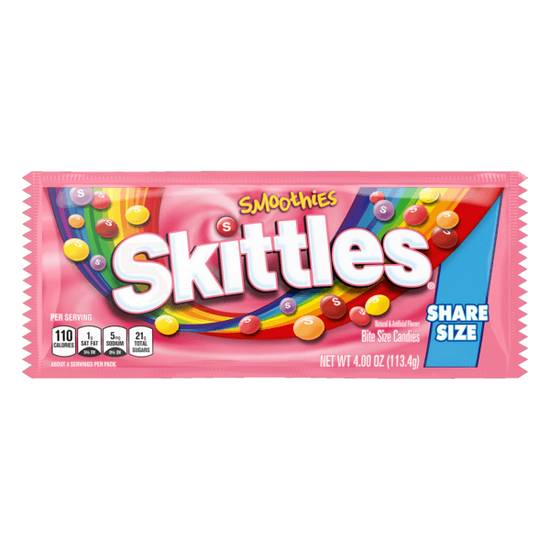 Order Skittles Smoothies Share Size 4oz food online from Casey store, Carter Lake on bringmethat.com