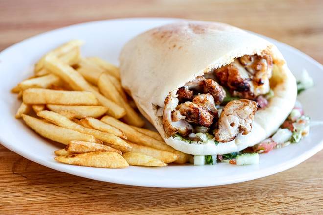 Order Chicken Shish Kabob Sandwich food online from Pita Hut store, Miami Beach on bringmethat.com