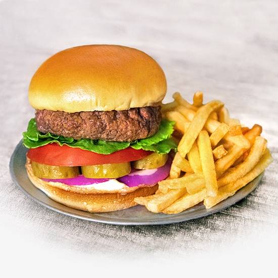 Order Half Pound Steak Burger food online from Hurricane Grill & Wings store, Winter Haven on bringmethat.com