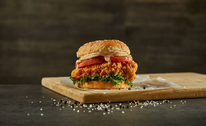 Order Fried chicken sandwich food online from Crispy Wings store, North Miami on bringmethat.com