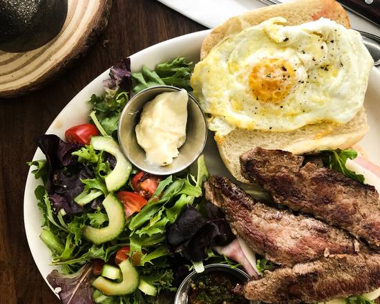 Order Lomito Completo food online from Cafecito store, Santa Fe on bringmethat.com