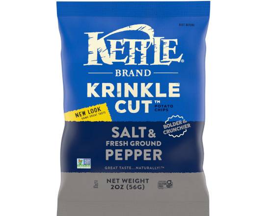 Order Kettle Salt & Pepper Potato Chips - 2oz food online from Trumbull Super Stop store, Trumbull on bringmethat.com