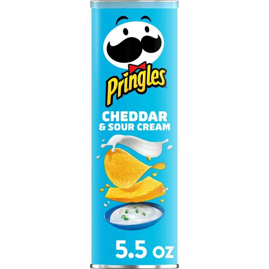 Order Pringles Cheddar & Sour Cream Potato Crisps, 5.5 OZ food online from Cvs store, SUNNYVALE on bringmethat.com