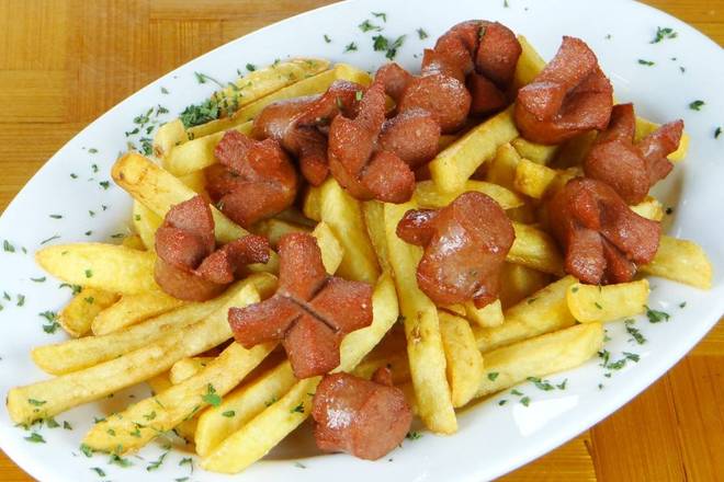 Order Salchipapas food online from El Patio Colombian Restaurant store, Hollywood on bringmethat.com