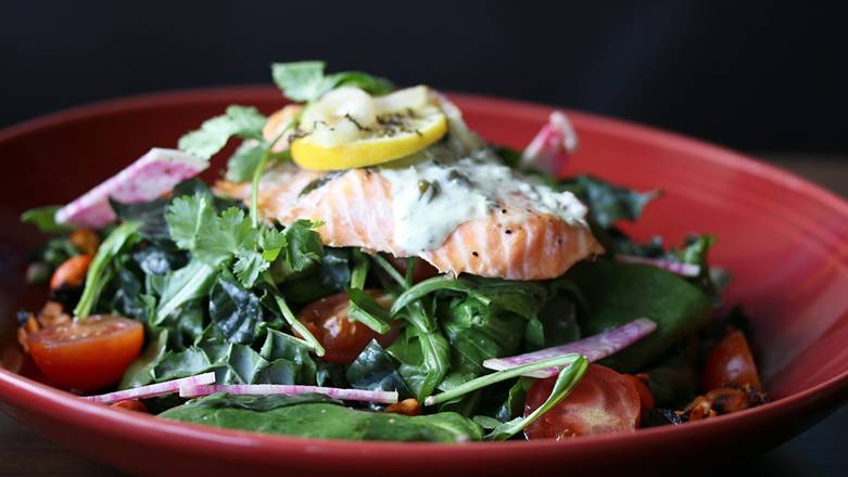 Order KING SALMON, KALE & QUINOA food online from Sol store, Los Angeles on bringmethat.com